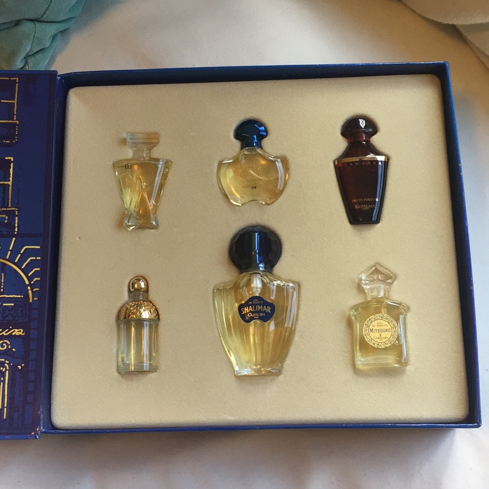 Set of 6 Guerlain mini perfumes